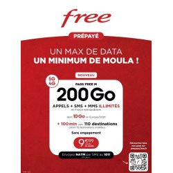 FREE MOBILE Cartes Sim Free Prépayé / 10Pcs