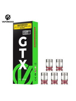 VAPORESSO Résistances Gtx Dual Mesh / 5Pcs