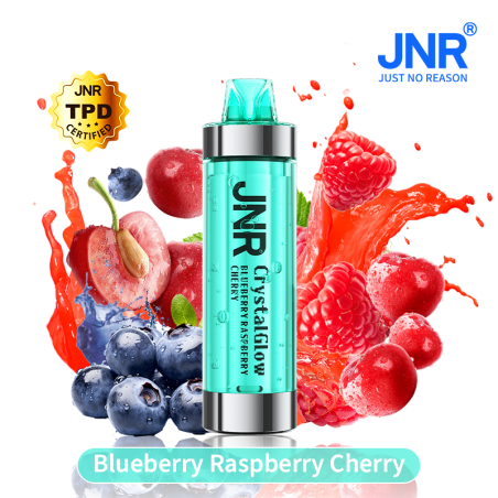 Blueberry Raspberry Cherry 33000 puffs - CRYSTAL GLOW JNR