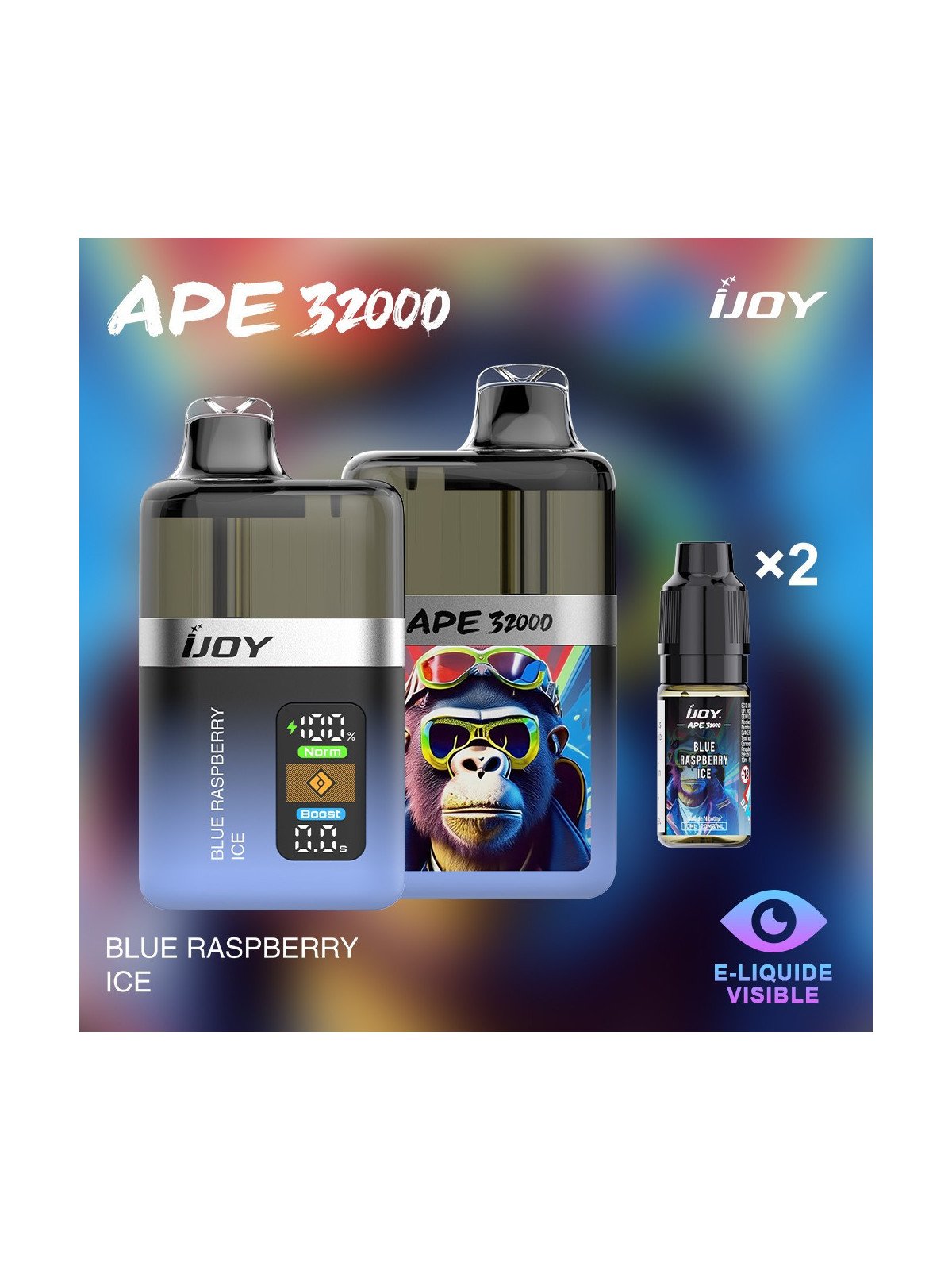 Blue Raspberry Ice - APE 32000 IJOY