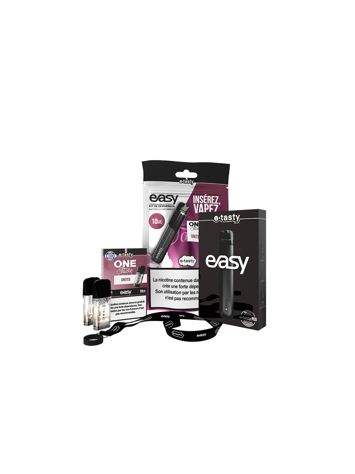KIT DE DEMARRAGE ONE TASTE UNITED 10MG - EASY