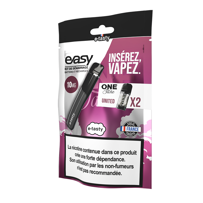 KIT DE DEMARRAGE ONE TASTE UNITED 10MG - EASY