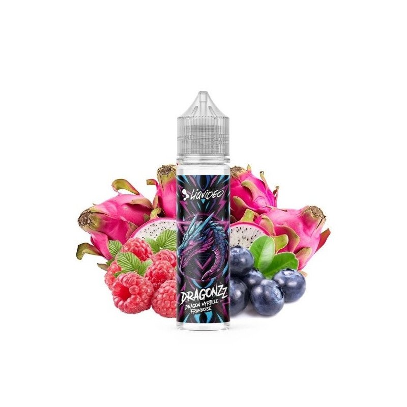 LIQUIDEO Dragon Myrtille Framboise 50ml - Dragonzz