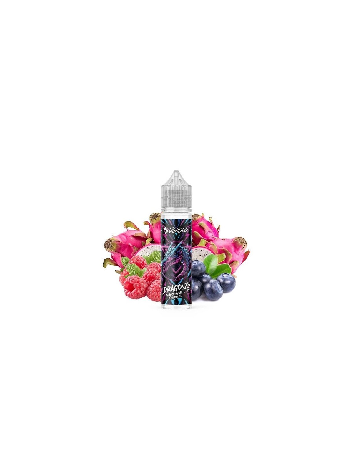 LIQUIDEO Dragon Myrtille Framboise 50ml - Dragonzz