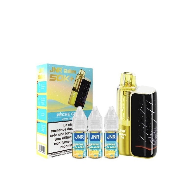 NEW PEACH ICE 50000 PUFFS - STELLARC JNR