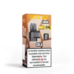 SIKARY Cartouches 20Mg / 8Pcs X 2ml - Cristal Puff 28K