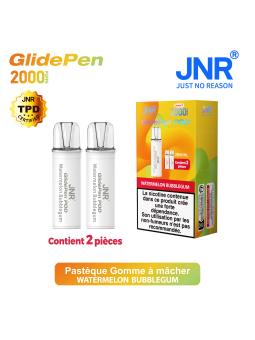 Cartouche Watermelon Bubblegum / 2pcs 2000 PUFFS - GLIDE PEN JNR