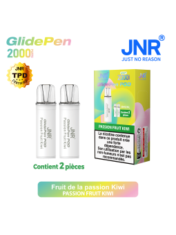 Cartouche Passion Fruit Kiwi / 2pcs 2000 PUFFS - GLIDE PEN JNR