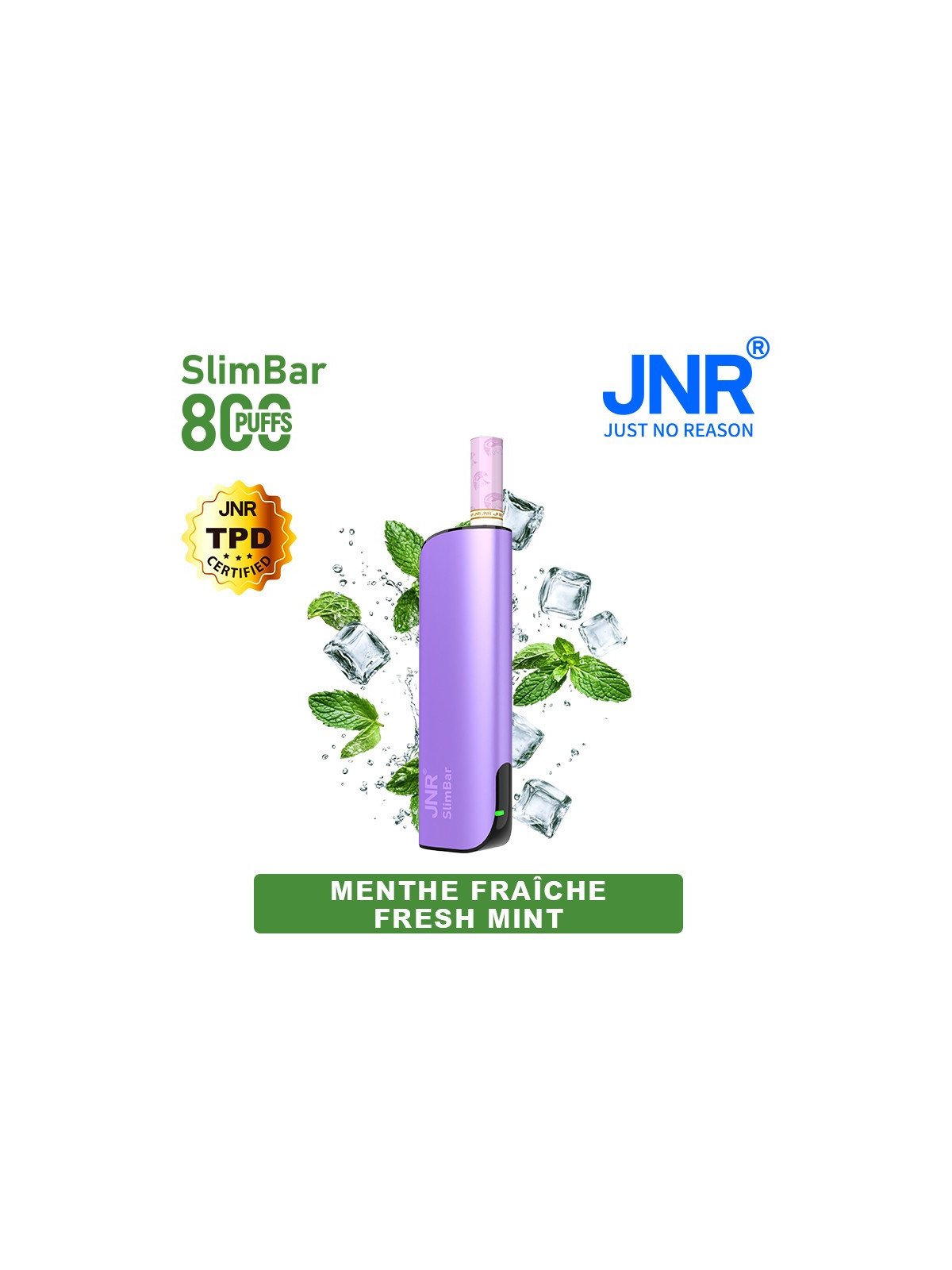 Kit Fresh Mint 800 PUFFS - SlimBar JNR