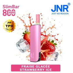 Kit Strawberry Ice 800 PUFFS - SlimBar JNR