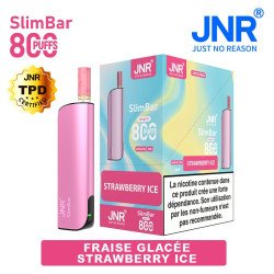 Kit Strawberry Ice 800 PUFFS - SlimBar JNR Boite de regroupement