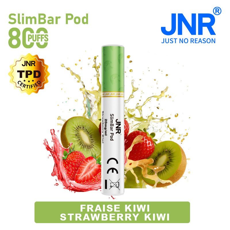 Cartouche Strawberry Kiwi / 3pcs 2400 PUFFS - SLIMBAR JNR