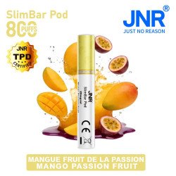 Cartouche Mango Passion Fruit / 3pcs 2400 PUFFS - SLIMBAR JNR