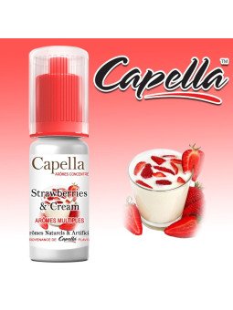 CONCENTRÉ STRAWBERRIES AND CREAM - CAPELLA-DIY - Do It Yourself-alavape.com