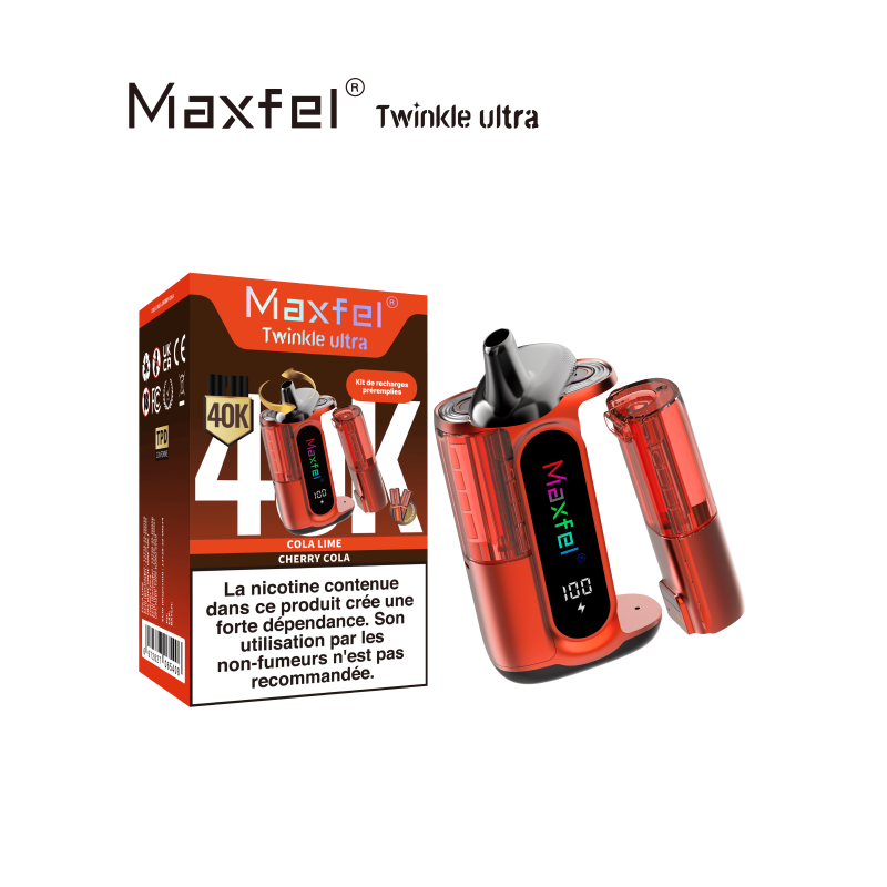 Cola Lime + Cherry Cola 40K - Twinkle Ultra Maxfel