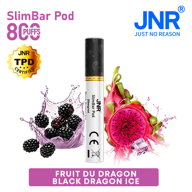 Cartouche Black Dragon Ice / 3pcs 2400 PUFFS - SLIMBAR JNR