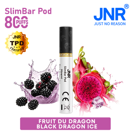 Cartouche Black Dragon Ice / 3pcs 2400 PUFFS - SLIMBAR JNR