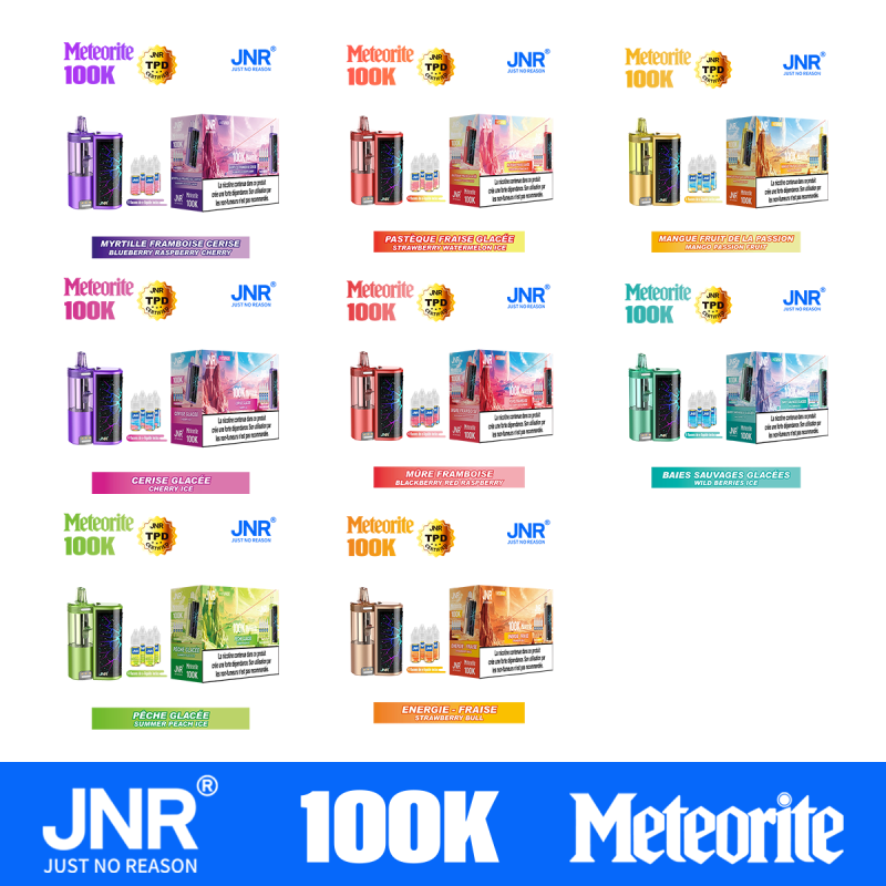 Carte saveurs JNR Météorite 100K
