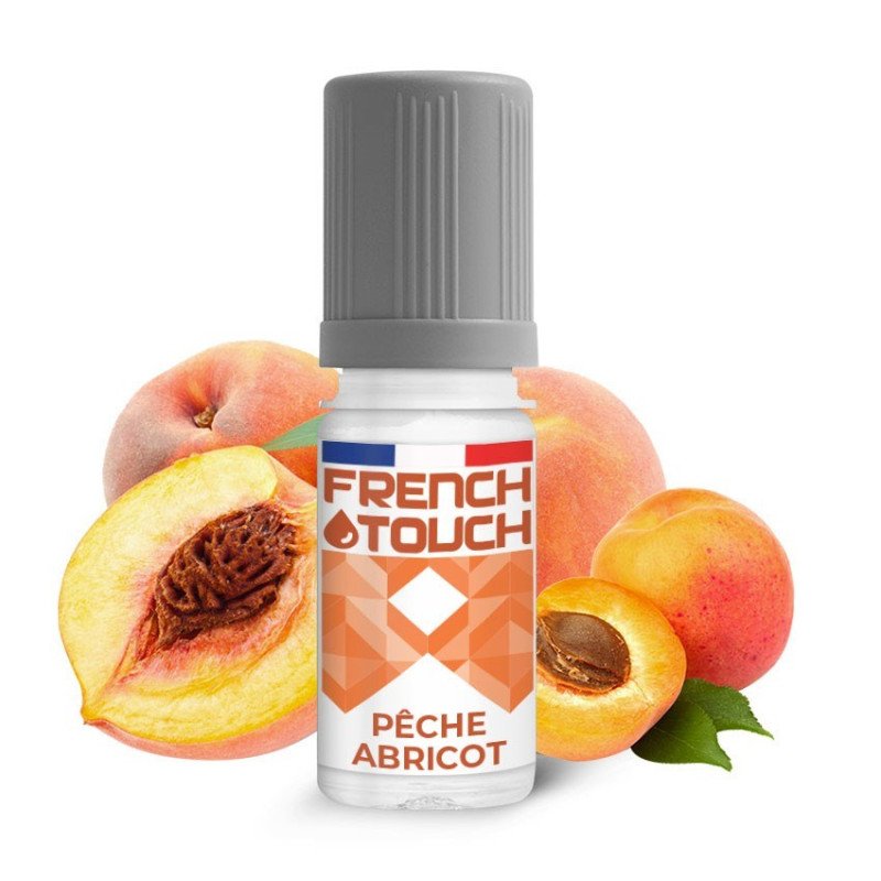 E LIQUIDE PECHE ABRICOT 10ML - FRENCH TOUCH--alavape.com