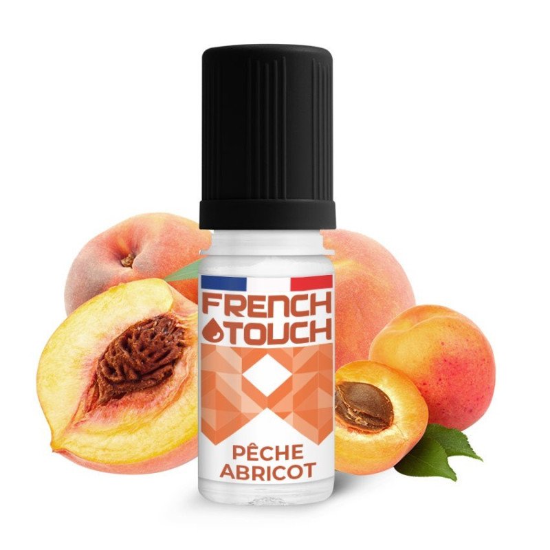 E LIQUIDE PECHE ABRICOT 10ML - FRENCH TOUCH--alavape.com
