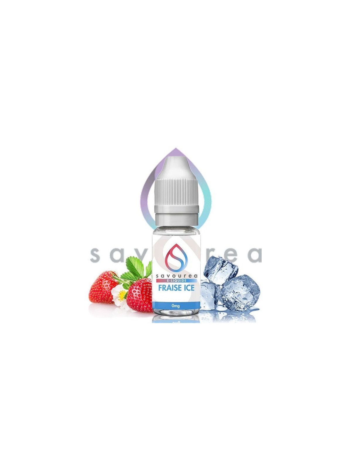 E LIQUIDE FRAISE ICE 10ML - SAVOUREA--alavape.com