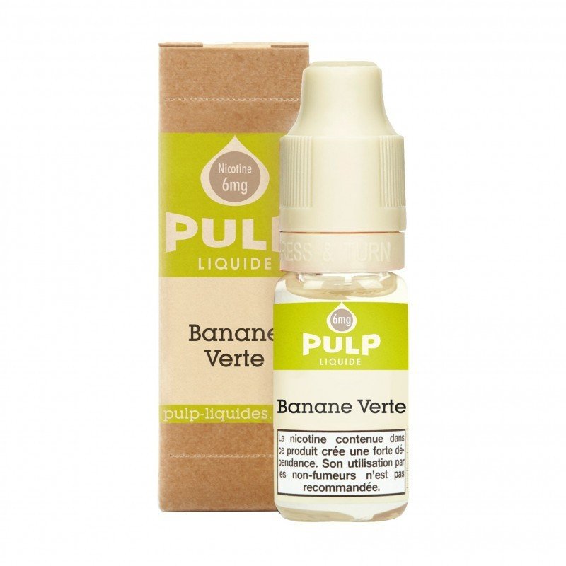E LIQUIDE BANANE VERTE 10ML - PULP--alavape.com