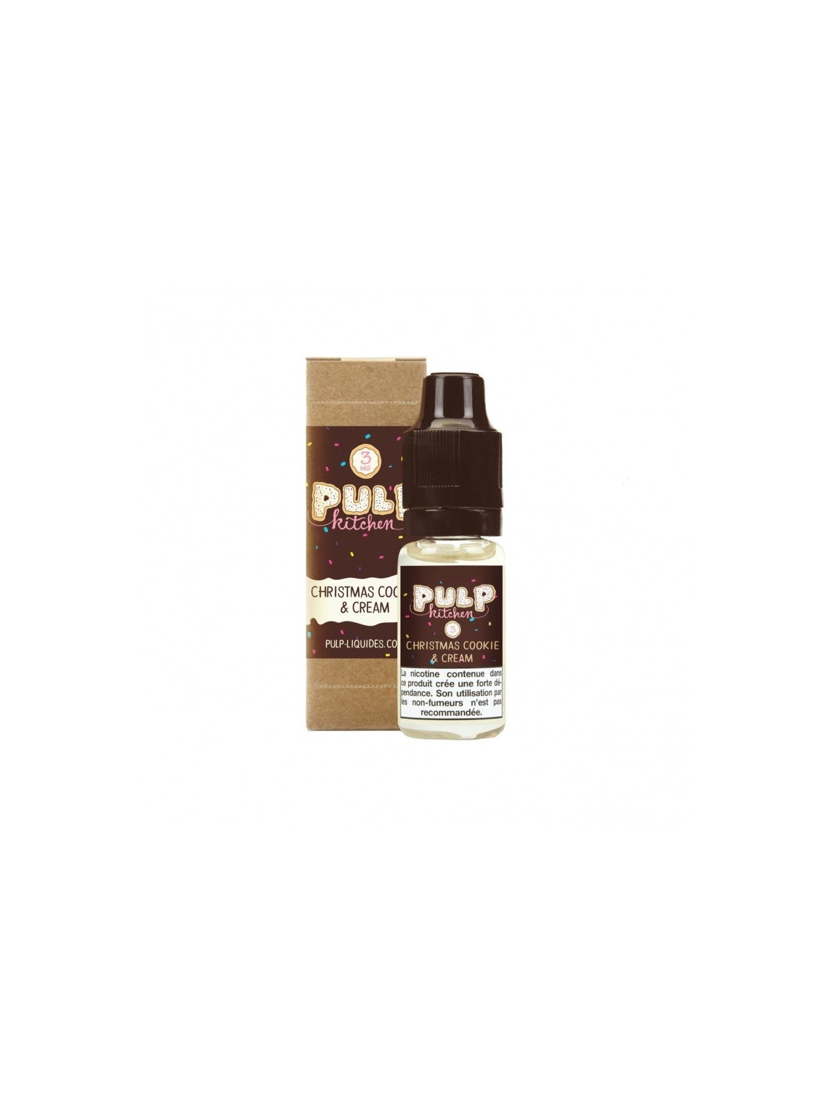 E LIQUIDE CHRISTMAS COOKIE & CREAM 10ML - PULP--alavape.com