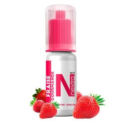 E LIQUIDE FRAISE GOURMANDE SELS DE NICOTINE 10ML - NEXTRA N+--alavape.com