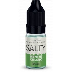 E LIQUIDE MENTHE CHLORO 10ML SALTY - SAVOUREA--alavape.com