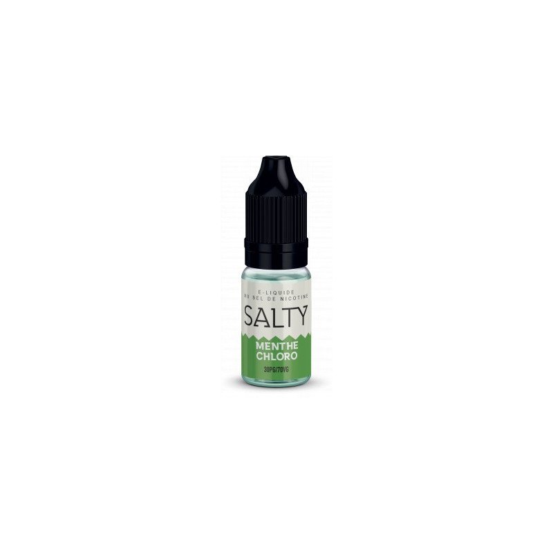 E LIQUIDE MENTHE CHLORO 10ML SALTY - SAVOUREA--alavape.com