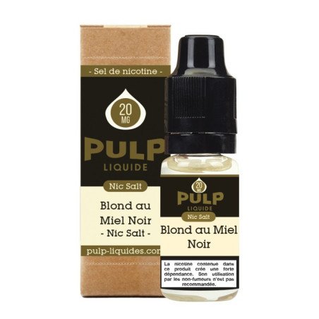 E LIQUIDE BLOND AU MIEL NOIR 10ML - NIC SALT PULP--alavape.com
